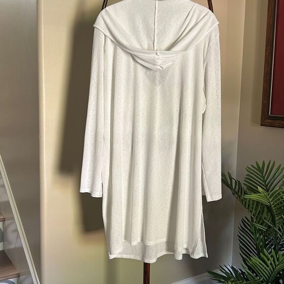 White Sheer Swim Coverup - Picture 6 of 7